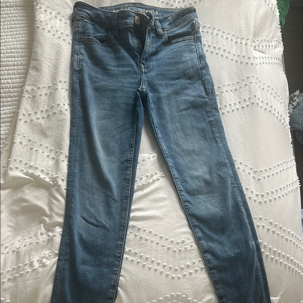 American Eagle Outfitters Light Blue Skinny Jeans